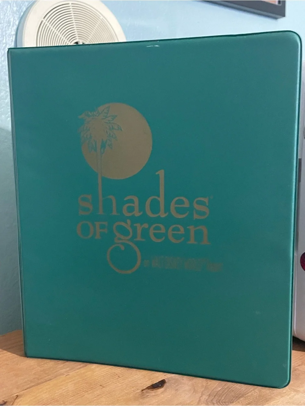 Shades Of Green Binder - Green
